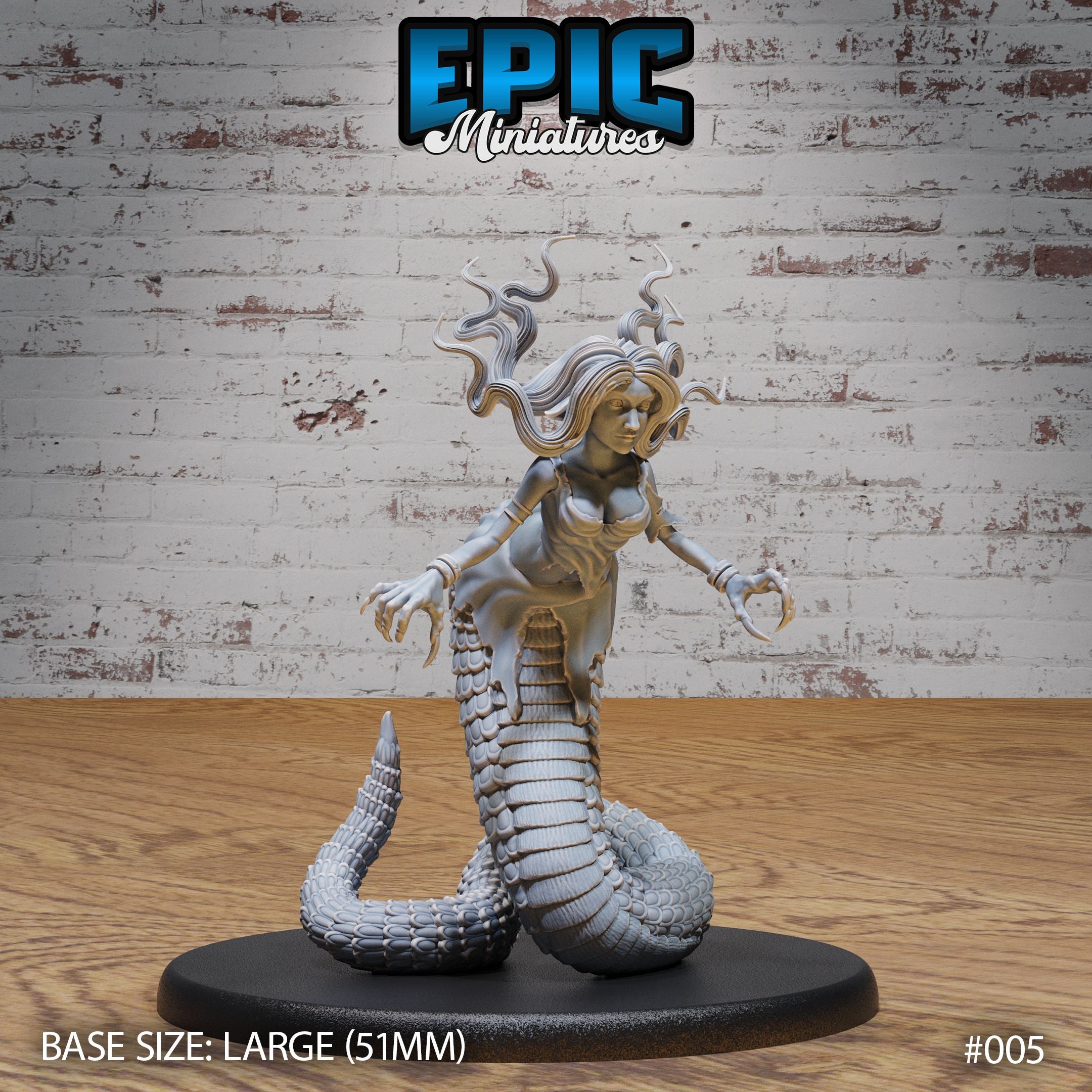 Lamia No Mask - Epic Miniatures - Miniatures by Only-Games.co