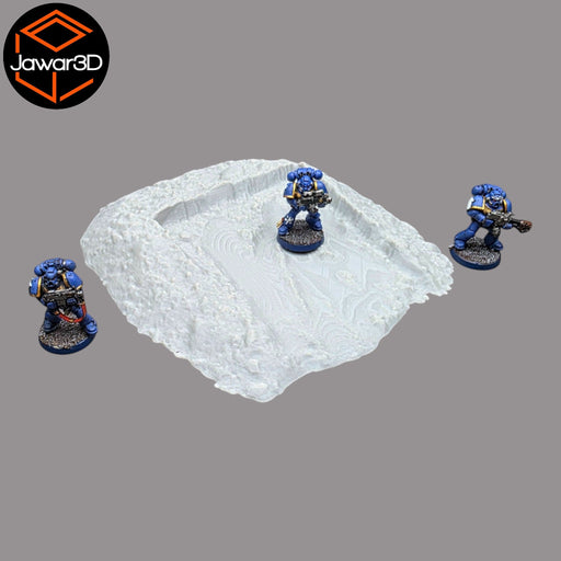Trench Emplacement -28mm Wargaming Scatter Terrain Scenery Tabletop Miniature - Only-Games