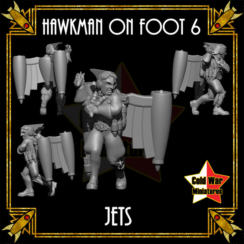 Hawkman on Foot 6 (Jets) - Only-Games