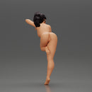 Naked girl leaning on the table - Only-Games