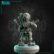 (0181) Male halfling hobbit bard musician with a bagpipes - Only-Games