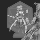 Acacia Vermis Trobat ( Tiefling - Sorcerer) Grey