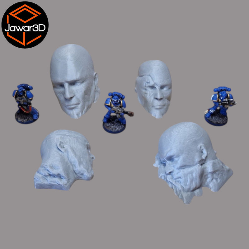 Head Stones - 28mm Wargaming Scatter Terrain Scenery Tabletop Miniature - Only-Games