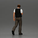 gangster in a head scarf and vest walking - Only-Games