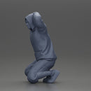 Gangster in hoodie putting his hands behind head - Only-Games