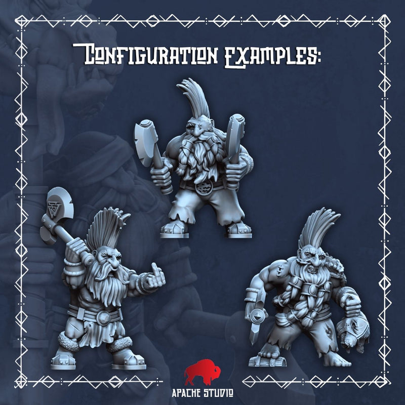 Forgeborn Clan II: Beast Slayers (dwarf unit) - Only-Games