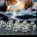 1/2400 Napoleonic Fleet Set (7 models) + Blender Customiser Files - Only-Games