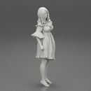 Cute Woman Fashion Model In Gorgeous Dress Posing - Only-Games