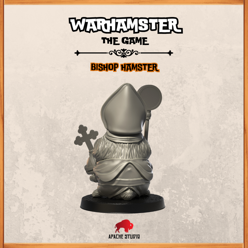 Warhamster The Game: BISHOP HAMSTER