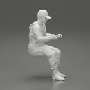 Man sitting on driver seat in car in cap - Only-Games