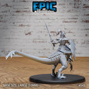 Dark Elf Raptor Mount Rider - Only-Games
