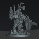Skrapper Mekkanic - Saw & Wrench varients | Sci-Fi Orc Warlord Miniature | Scrap-Tech | Original Wargaming 32mm