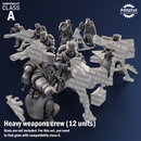 Heavy Weapons Team. Coldreach Regiment. Imperial Guard. Compatibility class A. - Only-Games
