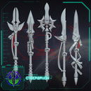 Crimson Angels, Spears (Left hands) - Only-Games