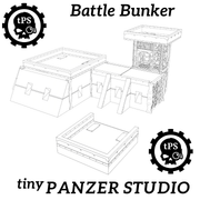 Imperial Battle Bunker terrain for scifi tabletop wargaming - Only-Games