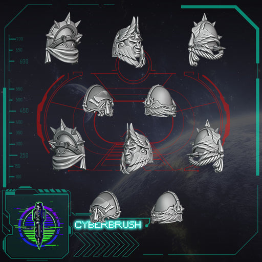 Crimson Angels, Shoulderpads - Only-Games