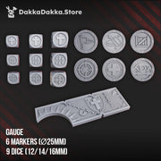 Torquemada's Gauge, Dice & Markers - Only-Games