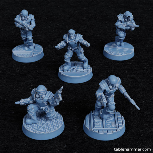 Factory Guard Rangers – Human Riflemen Soldiers (Accell Union) - Only-Games