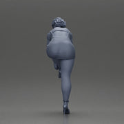 Sexy Girl Adjusting Her Stylish Red Heels - Only-Games