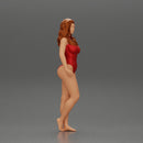 Attractive Young Woman Walking on Beach Holding Surfboard 2 - Only-Games