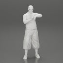 gangster standing in cropped trousers with sunglasses - Only-Games