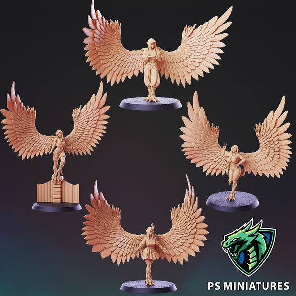 Modern Harpies - 4 Model Bundle