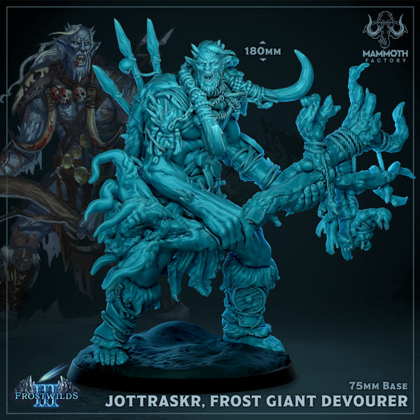 Jottraskr Frost Giant Devourer on 75m Base