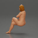 Naked fat girl sitting after a shower - Only-Games