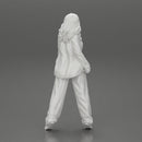 gangster homies lowrider girl posing in long open shirt with long hair - Only-Games