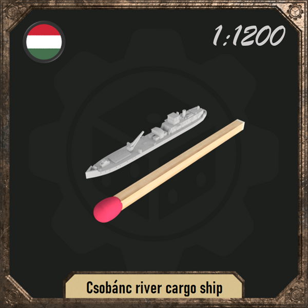 1/1200 Csobánc cargo ship