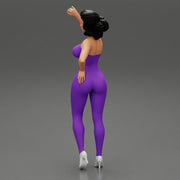 Sexy woman standing and posing in lingerie - Only-Games