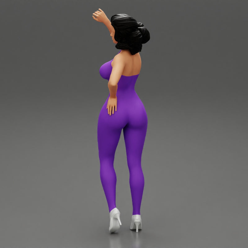 Sexy woman standing and posing in lingerie - Only-Games
