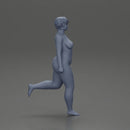 Naked Fat girl training in the gym with dumbbells for leg workouts to lose weight - Only-Games