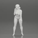 Attractive girl in bikini Leaning on the Car - Only-Games