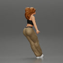 lowrider chola girl is leaning against the car mini shirt - Only-Games
