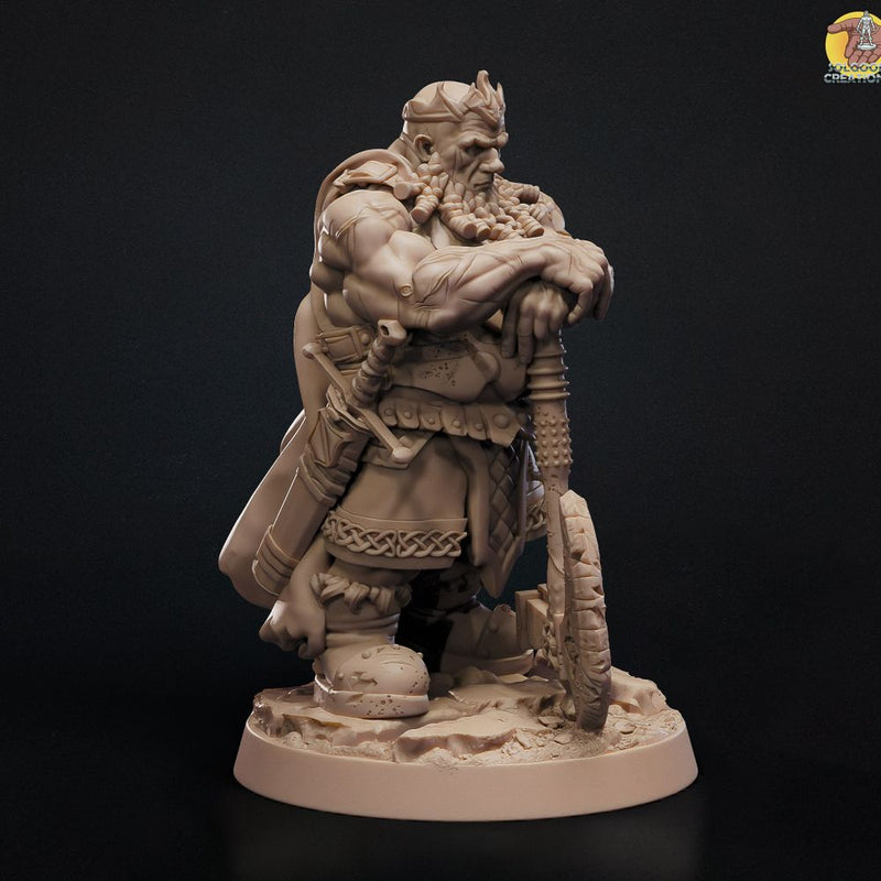 Argyle Bonebeard - Male Dwarf Warrior 25-32mm