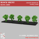 [Block Army] Block Grunts x20 - Only-Games