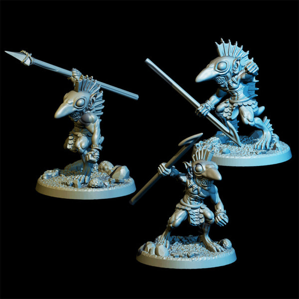 Sea Goblin Spear Throwers (3) - Only-Games