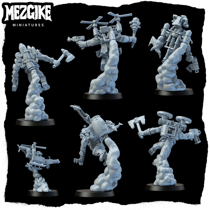 Jump boyz mob A (6 physical miniatures)