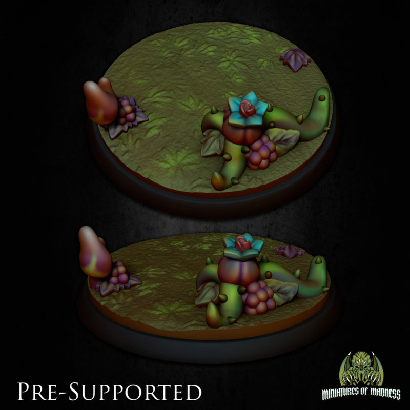 Satyr Base 25mm [PRE-SUPPORTED] Nature Plant Forest Floor - Only-Games