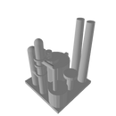 3D Printed Oil Refinery Marker (x10) - Only-Games