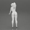 Naked Sexy Girl in short putting gas in car at gasoline station - Only-Games