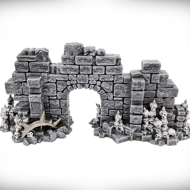 Basic Archway Door Wall: Ancient Ruins GRIMDARK Terrain Set - Only-Games