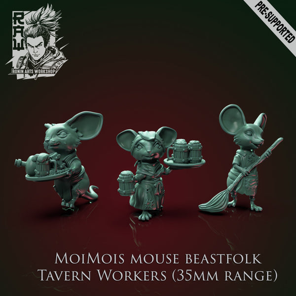 MoiMois Pack 1 - Mousefolk Workers - Only-Games