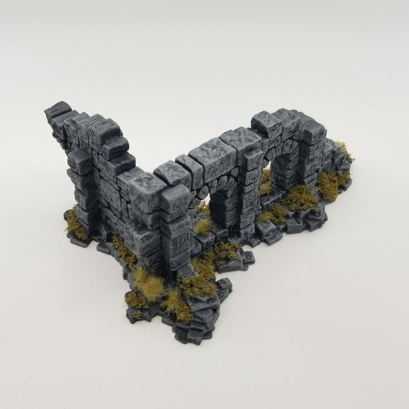 Double Arch Window - Half Arch Door: Ancient Ruins Terrain Set - Only-Games