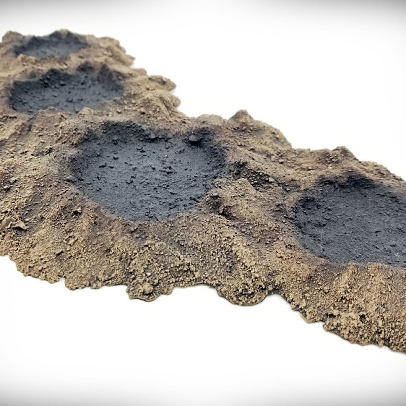 Quad Crater B: Blast Craters Terrain Set - Only-Games