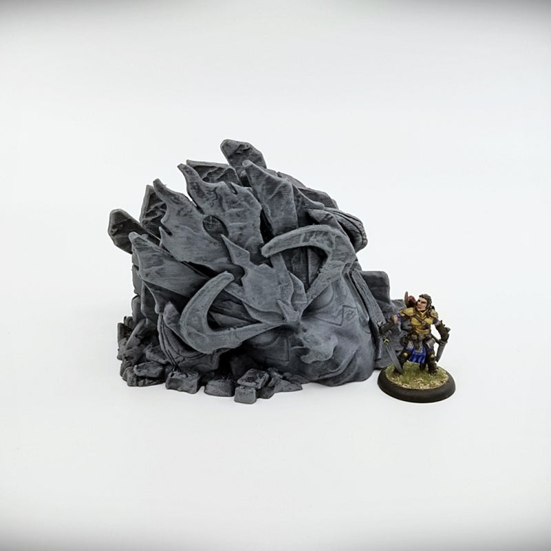 Ruined Statue Head: Icons of Ruin Terrain Set - Only-Games