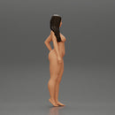 Naked girl standing putting her left hand on her hip - Only-Games