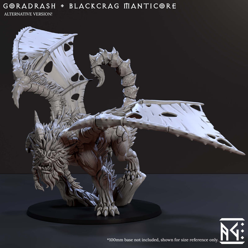 Goradrash the Blackcrag Manticore (Blackcrag Orcs)