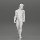 Stylish Man Walking in Turtleneck - Only-Games